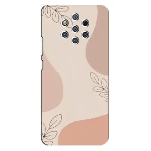 Чохол квітковий дизайн для Nokia 9 (Кориневий фон)