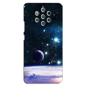 Чехол (ТПУ) с планетами на Nokia 9 (Космический вид)