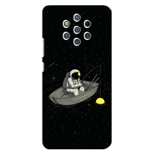 Чехол с рисунком «Космонавт на рыбалке» для Nokia 9 Чехол с рисунком «Космонавт на рыбалке» для Nokia 9