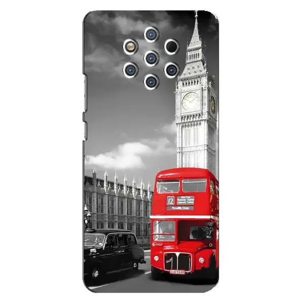 Чохол з малюнком «Червоний автобус» для Nokia 9 Чохол з малюнком «Червоний автобус» для Nokia 9