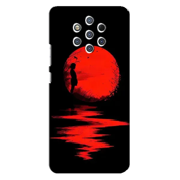 Чехол с рисунком «Красный Закат» для Nokia 9