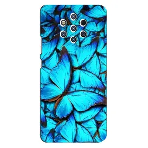 Силиконовый бампер с картинкой животных для Nokia 9 (Крылья бабочек)