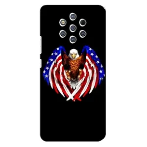 Чохол Прапор USA для Nokia 9 (Крила США)