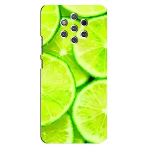 Чехол с изображением вкусной еды для Nokia 9 (Лайм)