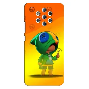 Чохол Бравл Старс для Nokia 9 (LEON в кофті)