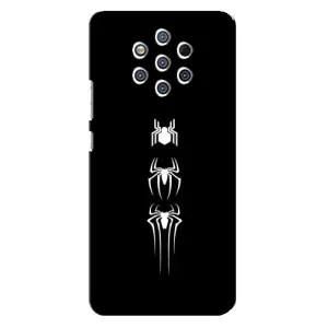 Чехол Супергерой Человека Паука на Nokia 9 (Лого паука)