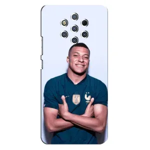 Чехол (TPU) с Футболистом на Nokia 9 (Мбаппешичка)