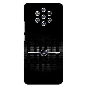 Силіконовий бампер з картинкою машини на Nokia 9 (Mercedes)