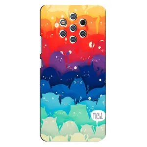 Силиконовый чехол с котиком для Nokia 9 (Mew)