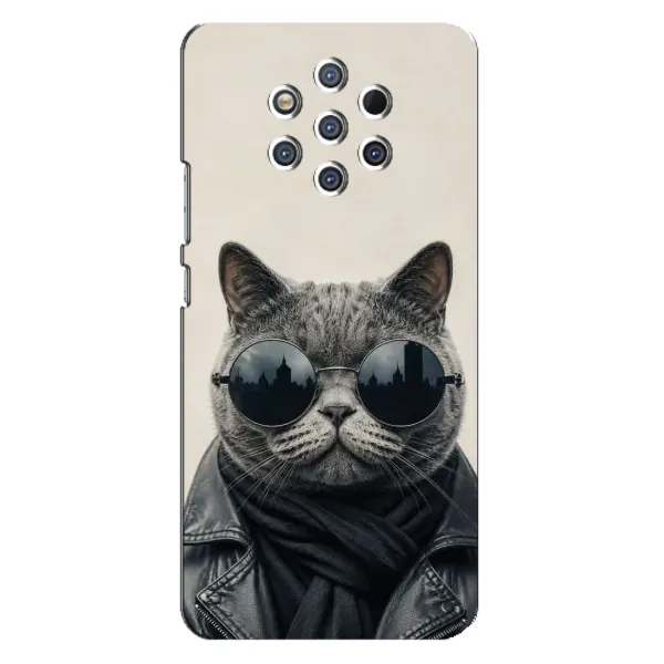 Чехол с рисунком «Модный кот» для Nokia 9 Чехол с рисунком «Модный кот» для Nokia 9