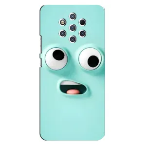 Чохли (ТПУ) (смішні стікери) для Nokia 9 (Кумедне м'ятне обличчя)