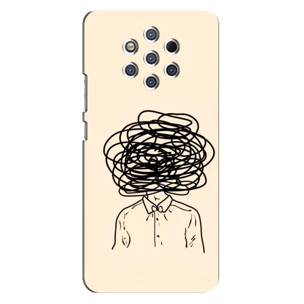 Чехол с рисунком «Мысли» для Nokia 9