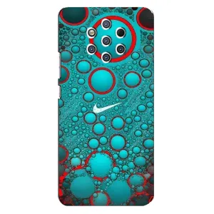 Силиконовый Чехол на Nokia 9 с картинкой Nike (Найк зеленый)
