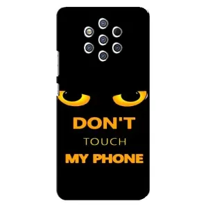Чехол с Прикольным принтом на Nokia 9 (Не трогай мой телефон)