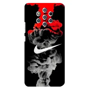 Силиконовый Чехол на Nokia 9 с картинкой Nike (Nike дым)