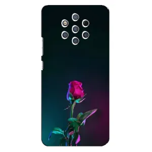 Чохли з принтом Троянд для Nokia 9 (Нічна троянда)
