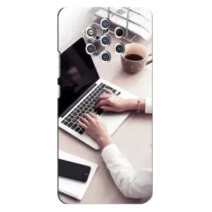 Силиконовый бампер (Работники) на Nokia 9 (Офисный работник)