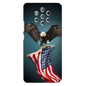 Чохол Прапор USA для Nokia 9 (Орел і прапор)