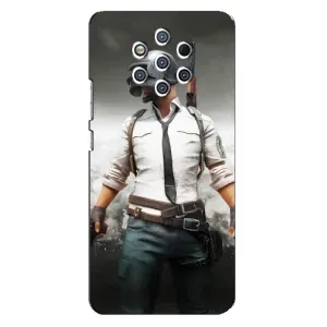 Силиконовый чехол с картинкой "Герой Pubg" на Nokia 9 (Пабг)