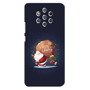 Чехол Санта Клаус для Nokia 9 (Подарки от Санты)