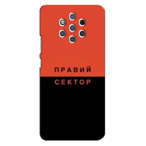 Чехлы УПА (Красно-Чёрный) на Nokia 9 (Правый Серктор)