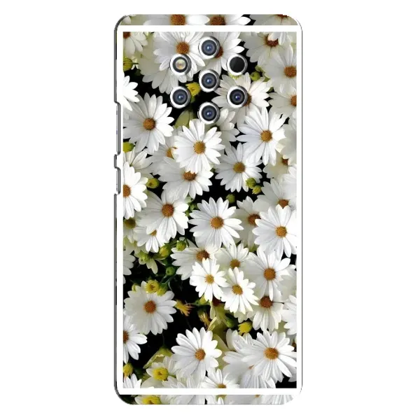 Чехол с рисунком «Рамка в ромашках» для Nokia 9