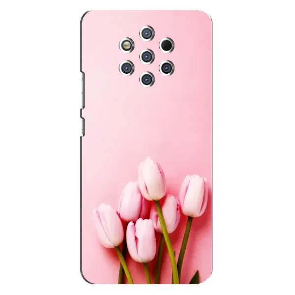 Чехол с рисунком «Розовые тюльпаны» для Nokia 9 Чехол с рисунком «Розовые тюльпаны» для Nokia 9