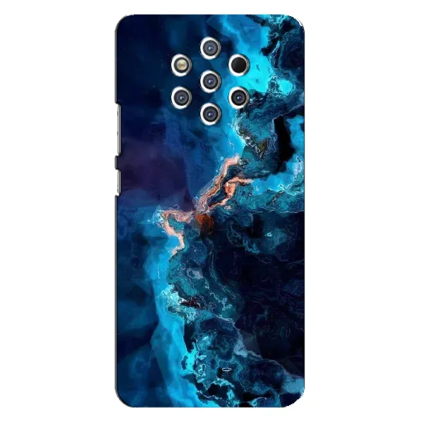 Чехол с рисунком «Синий мрамор» для Nokia 9 Чехол с рисунком «Синий мрамор» для Nokia 9
