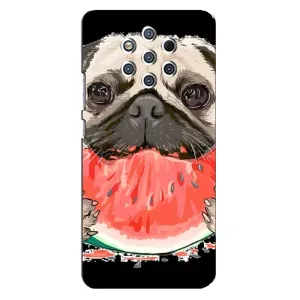 Чохол (ТПУ) Милі песики для Nokia 9 (Смішний Мопс)