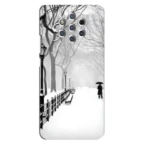 Чехлы на Новый Год Nokia 9 (Снегом замело)
