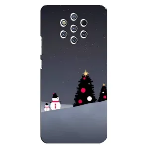 Чехлы на Новый Год Nokia 9 (Снеговички)