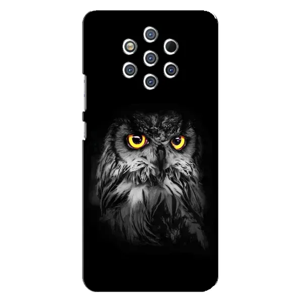 Чехол с рисунком «Сова на чёрном» для Nokia 9 Чехол с рисунком «Сова на чёрном» для Nokia 9