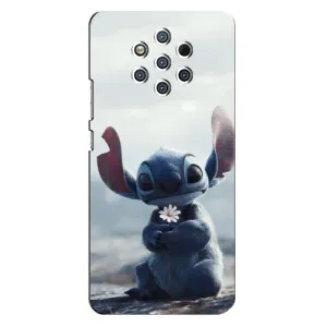 Чохол з малюнком Стіч для Nokia 9 (Стіч з квіткою)