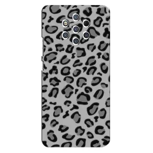 Чехол с леопардовым принтом на Nokia 9 (Темный леопрад)