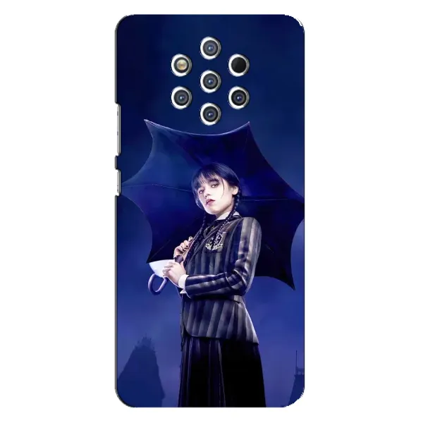 Чехол с рисунком «Уэнсдей с зонтом» для Nokia 9 Чехол с рисунком «Уэнсдей с зонтом» для Nokia 9