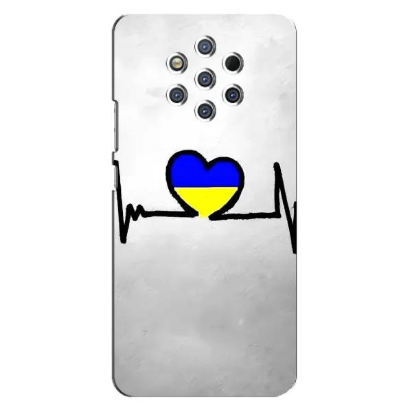 Чехол с рисунком «Украинская кардиограмма» для Nokia 9 Чехол с рисунком «Украинская кардиограмма» для Nokia 9