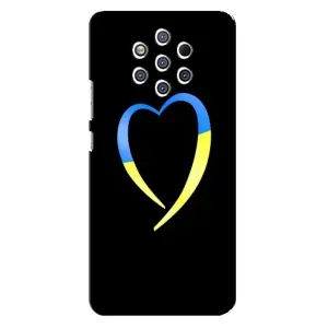 Силиконовый Чехол на Nokia 9 (Я-Украина) (Украинское сердце)