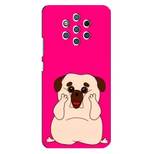 Чохол (ТПУ) Милі песики для Nokia 9 (Веселий Мопсік)