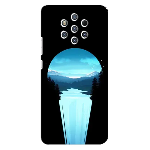 Чехол с рисунком «Синий Водопад» для Nokia 9