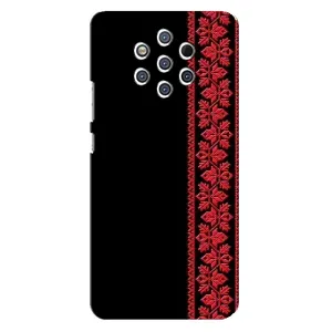 Силиконовый Чехол на Nokia 9 с картинкой Вышиванки