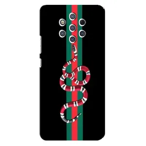 Чехлы Бренд GUCCI для Nokia 9 (Змей Гуччи)