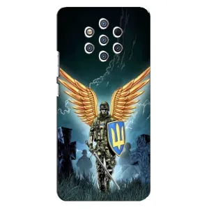 Патріотичний Чохол для Nokia 9 (ЗСУ з крильми)