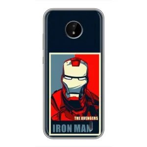 Чехол Супергерой Железный человек на Nokia C10 (Art Iron man)