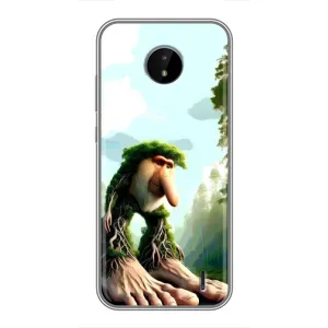 Чехол с мемами тралалело тралала для Nokia C10 (Брр брр патапим)