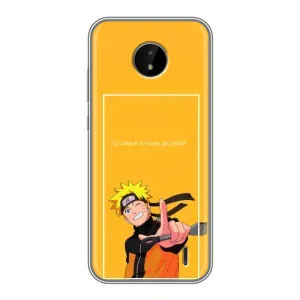 Чехлы с принтом Наруто на Nokia C10 (Даттебаё)