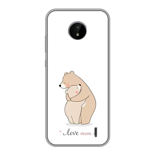 Чехол с рисунком «Для мам» для Nokia C10 Чехол с рисунком «Для мам» для Nokia C10