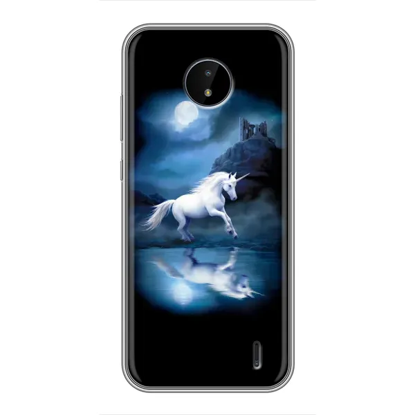 Чехол с рисунком «Единорог» для Nokia C10 Чехол с рисунком «Единорог» для Nokia C10