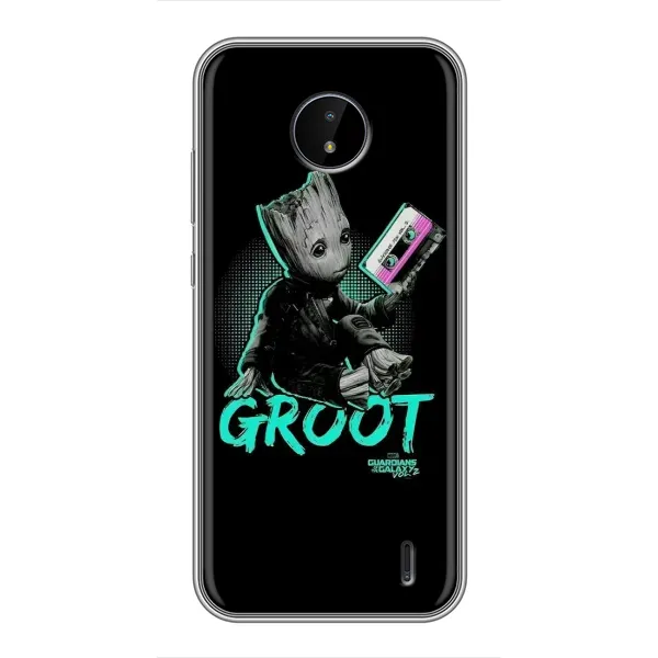 Чехол с рисунком «Groot» для Nokia C10