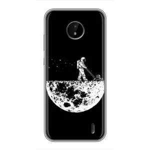Силіконовый Чохол з принтом "Космонавти" на Nokia C10 (Космонавт)