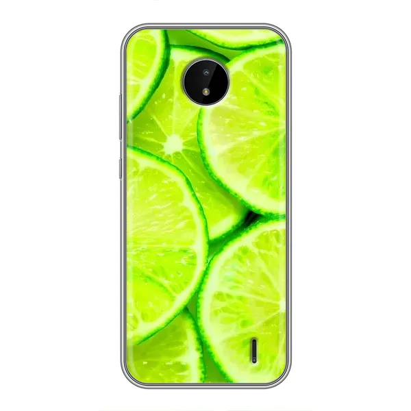 Чехол с рисунком «Лайм» для Nokia C10 Чехол с рисунком «Лайм» для Nokia C10